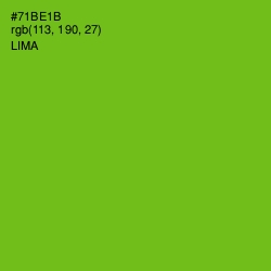 #71BE1B - Lima Color Image