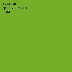 #75AE29 - Lima Color Image