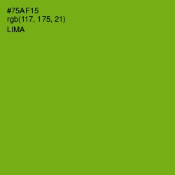 #75AF15 - Lima Color Image