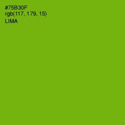 #75B30F - Lima Color Image