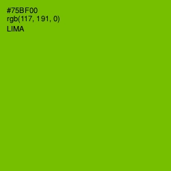 #75BF00 - Lima Color Image