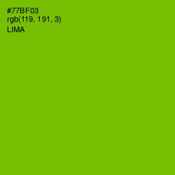 #77BF03 - Lima Color Image