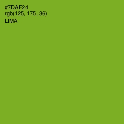 #7DAF24 - Lima Color Image
