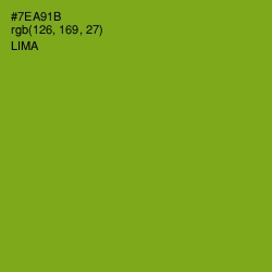 #7EA91B - Lima Color Image