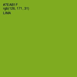 #7EAB1F - Lima Color Image
