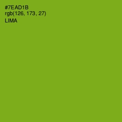 #7EAD1B - Lima Color Image