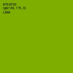#7EAF00 - Lima Color Image