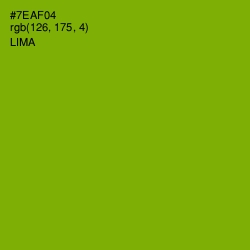 #7EAF04 - Lima Color Image