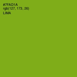#7FAD1A - Lima Color Image