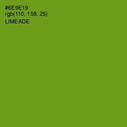 #6E9E19 - Limeade Color Image