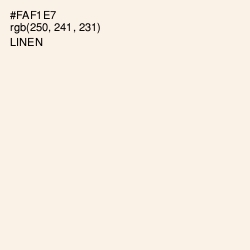 #FAF1E7 - Linen Color Image