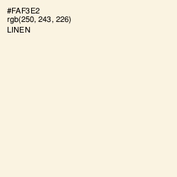 #FAF3E2 - Linen Color Image