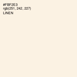 #FBF2E3 - Linen Color Image