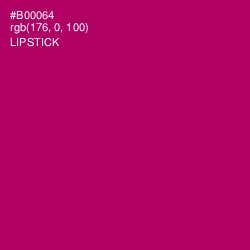 #B00064 - Lipstick Color Image