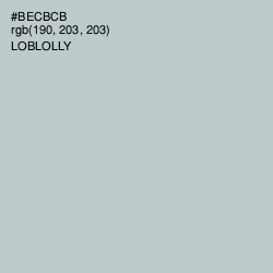 #BECBCB - Loblolly Color Image