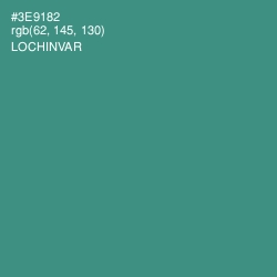 #3E9182 - Lochinvar Color Image