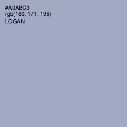 #A0ABC3 - Logan Color Image