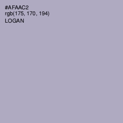 #AFAAC2 - Logan Color Image