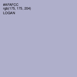 #AFAFCC - Logan Color Image