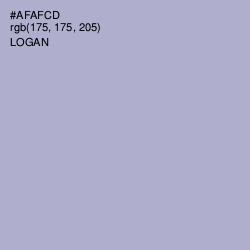 #AFAFCD - Logan Color Image
