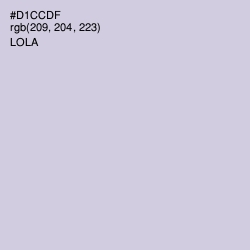 #D1CCDF - Lola Color Image