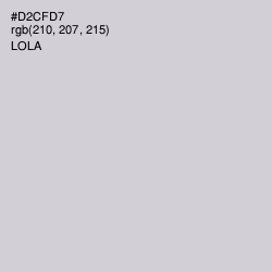 #D2CFD7 - Lola Color Image