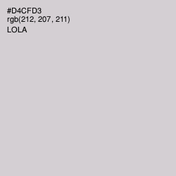 #D4CFD3 - Lola Color Image