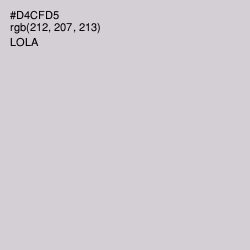 #D4CFD5 - Lola Color Image