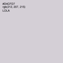 #D4CFD7 - Lola Color Image