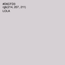 #D6CFD3 - Lola Color Image