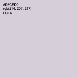 #D6CFD9 - Lola Color Image