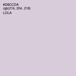 #D8CCDA - Lola Color Image