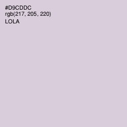 #D9CDDC - Lola Color Image
