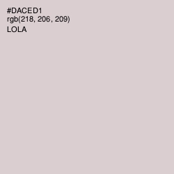 #DACED1 - Lola Color Image
