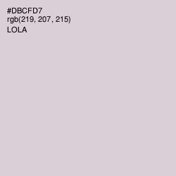 #DBCFD7 - Lola Color Image