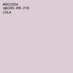 #DCCDD4 - Lola Color Image