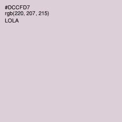 #DCCFD7 - Lola Color Image