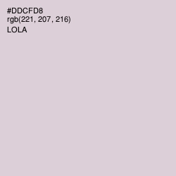 #DDCFD8 - Lola Color Image