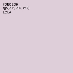 #DECED9 - Lola Color Image