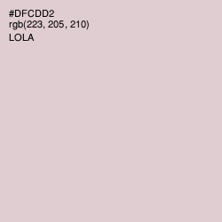 #DFCDD2 - Lola Color Image