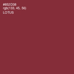 #852D38 - Lotus Color Image