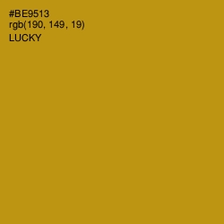 #BE9513 - Lucky Color Image
