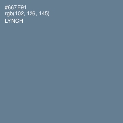 #667E91 - Lynch Color Image