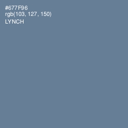 #677F96 - Lynch Color Image