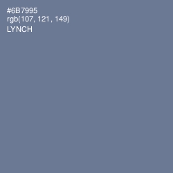 #6B7995 - Lynch Color Image
