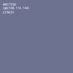 #6C7290 - Lynch Color Image