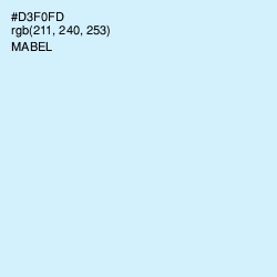 #D3F0FD - Mabel Color Image