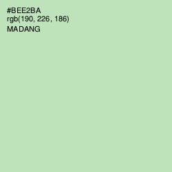 #BEE2BA - Madang Color Image