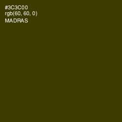 #3C3C00 - Madras Color Image