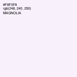 #F8F0FA - Magnolia Color Image